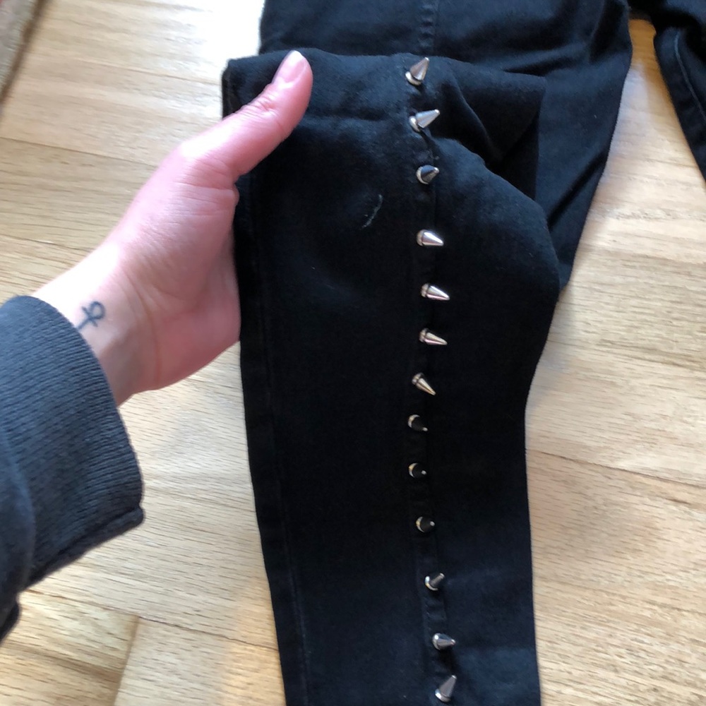 BDG Skinny jeans - punk spike embellished